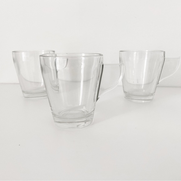 1970’s MCM Glass Espresso Cups, Set of 5 - Picture 6 of 7